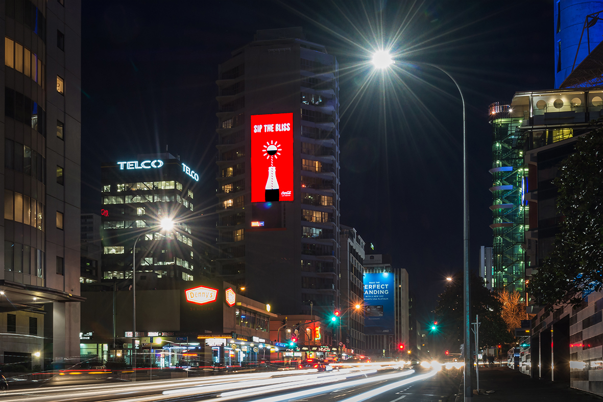 QMS Victoria Street Auckland LED Billboard Digital Advertising Display