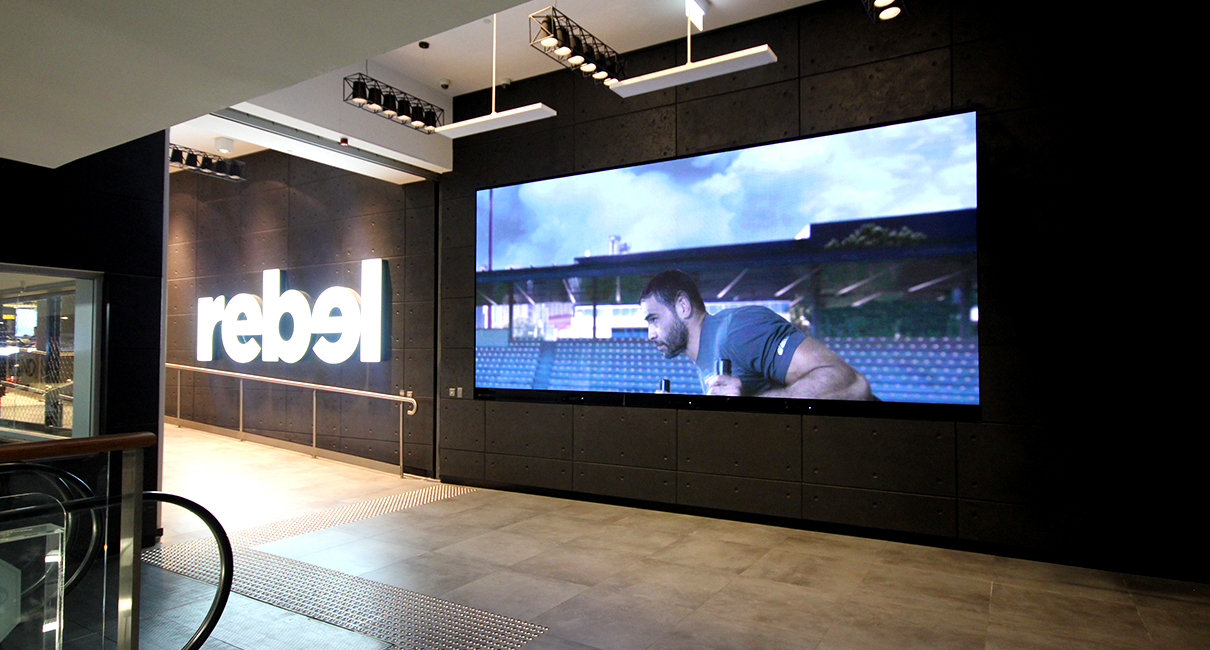 Rebel Sport Sydney Large LED Screen Digital Billboard Advertising