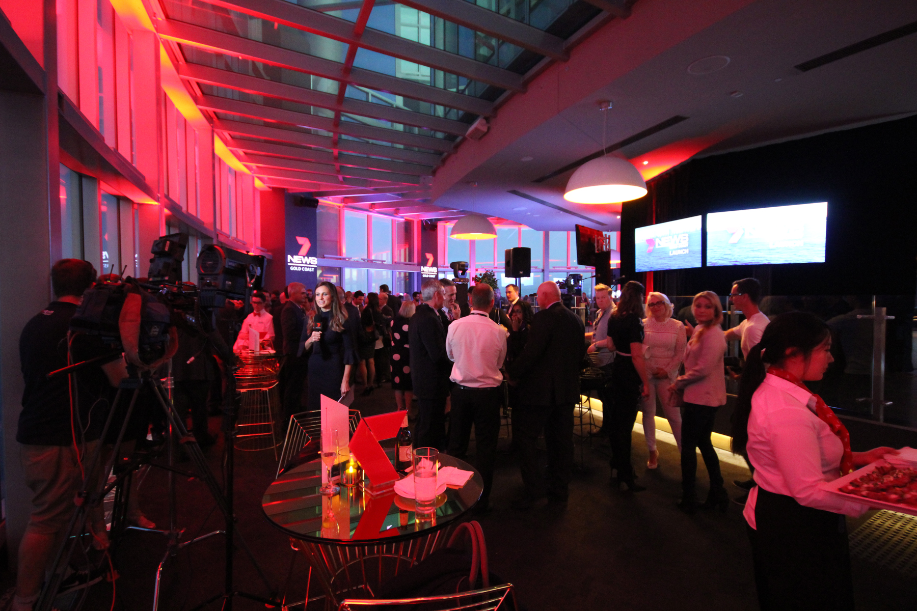 Channel 7 News Gold Coast Event LED Lighting
