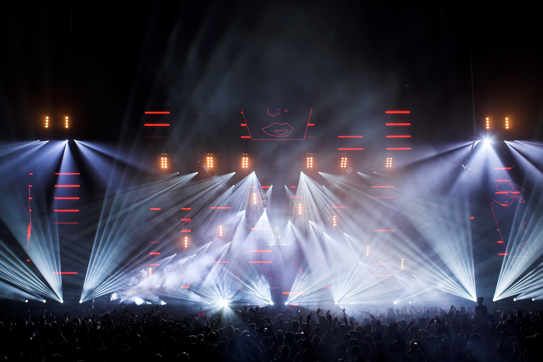 David Guetta Concert LED Stage Lighting Design