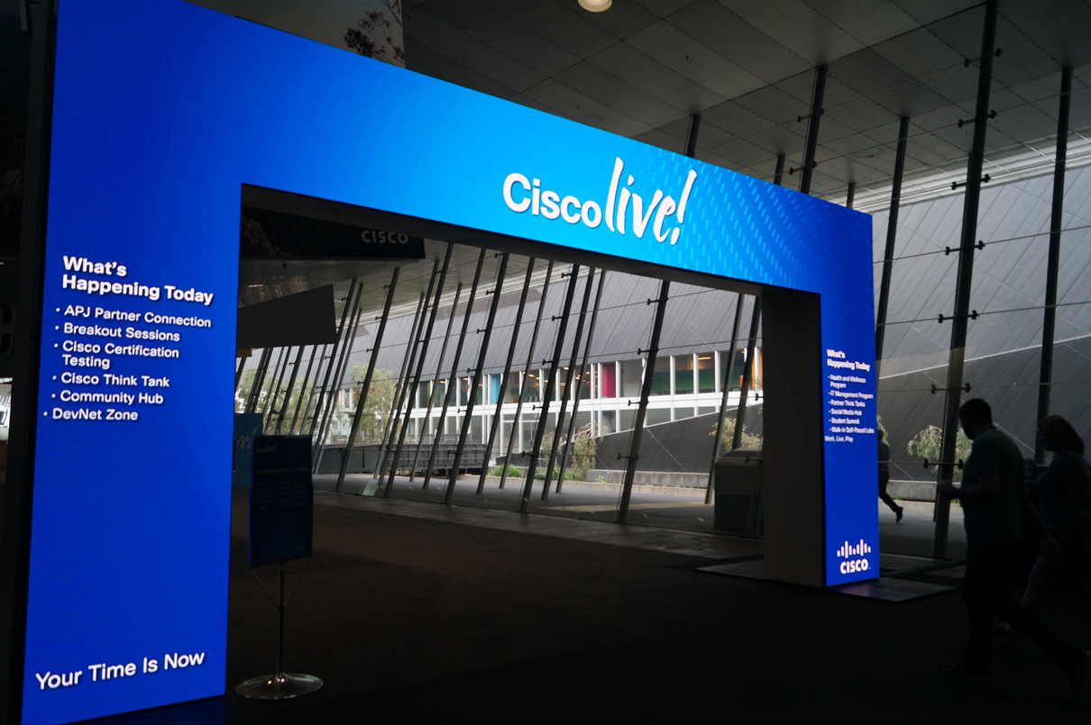 Clifton Productions Cisco Live LED Entrance Screen