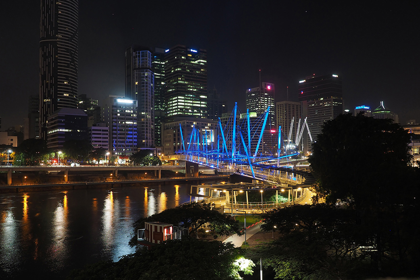 Kurilpa Bridge Brisbane Outdoor LED Architectural Lighting