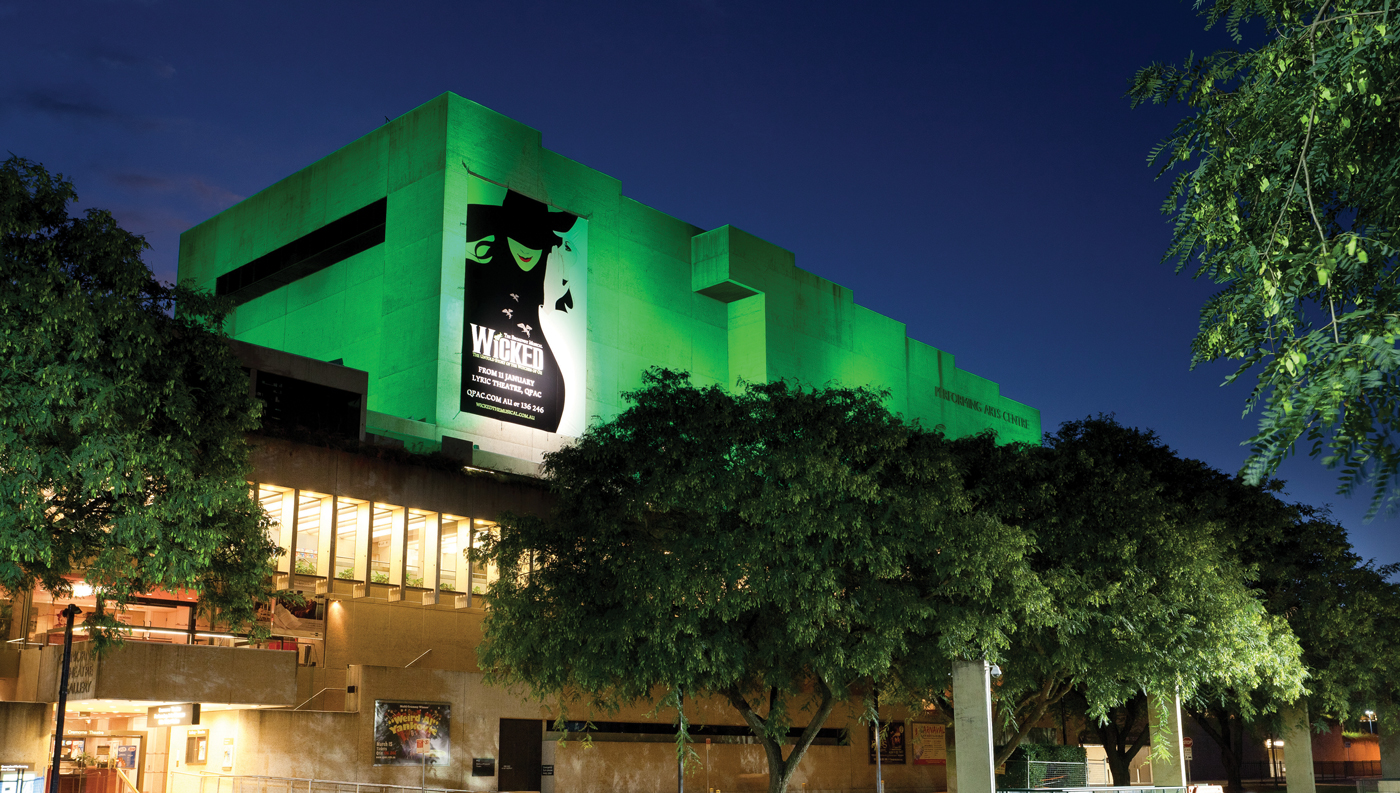 QPAC Brisbane Facade Building Lighting Smart Illumination