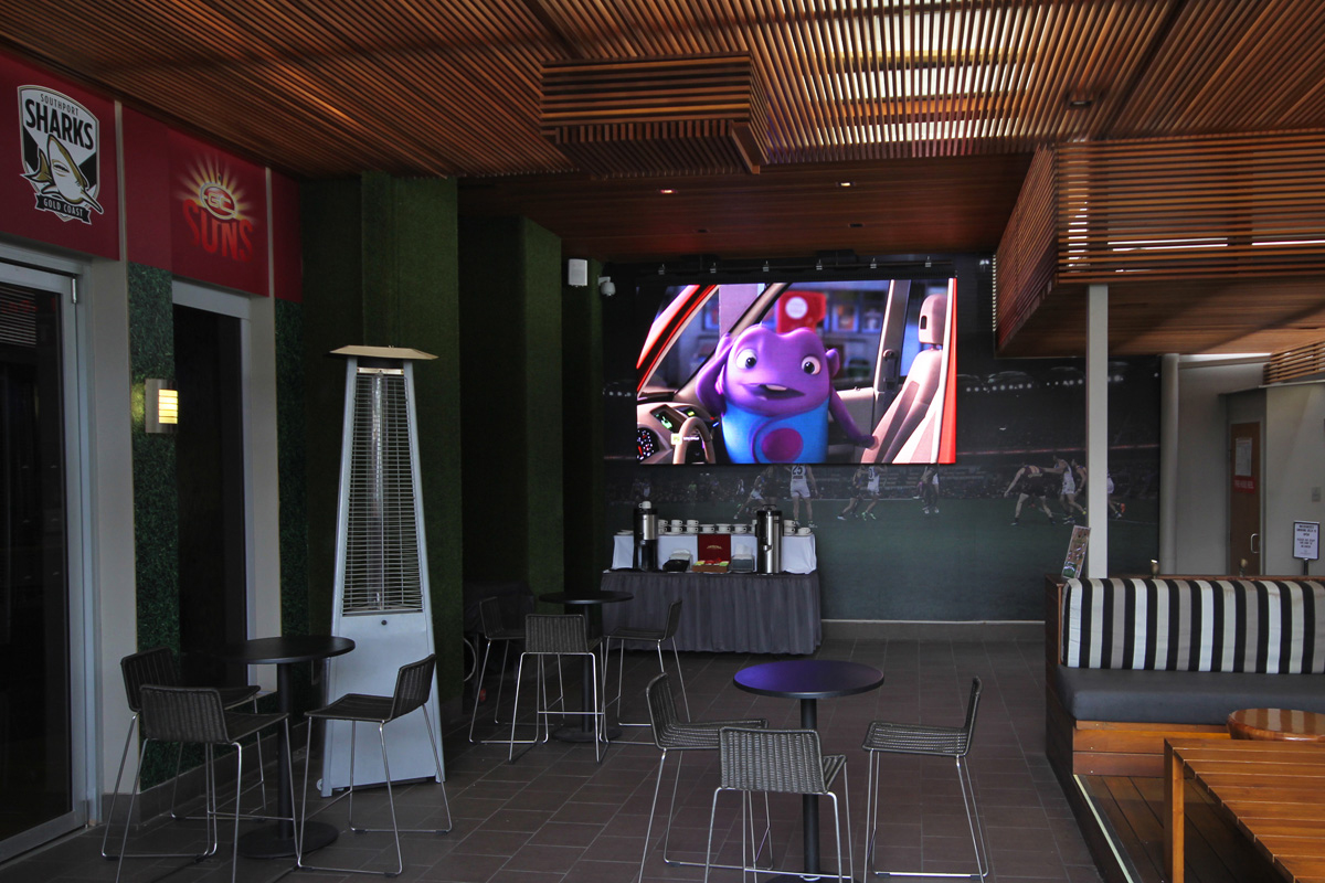 Southport Sharks Sports Bar Indoor LED Big Screen