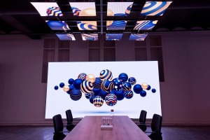 Boardroom with Big LED Screen