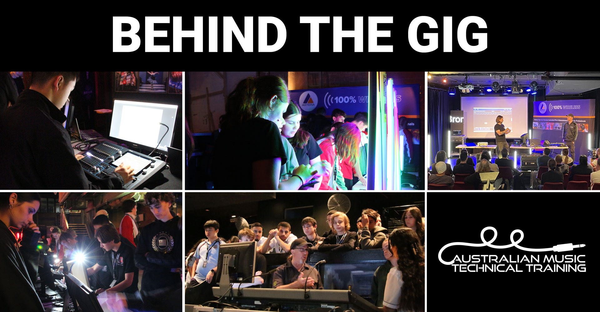 Behind the GIG - Image Collage
