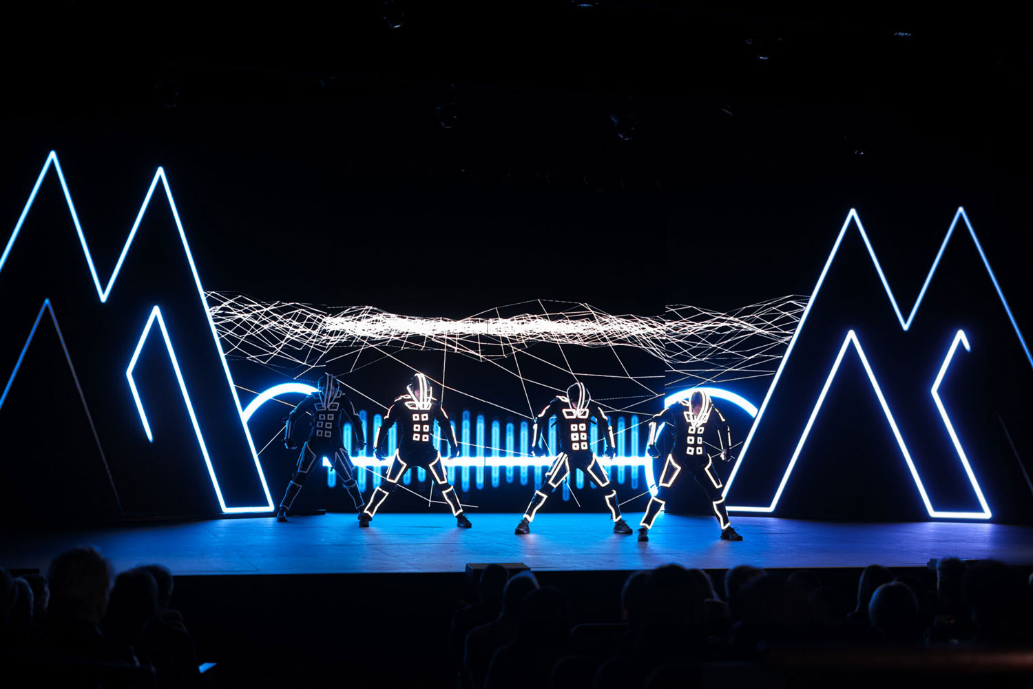 TAUMATA 2024 Stage, featuring VuePixInfiled LED Screen and Dancers